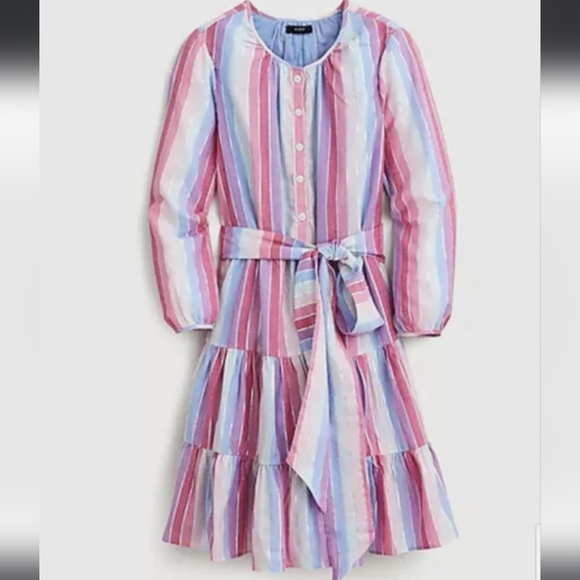 NWT JCrew 💜🩷🩵 dress - Picture 3 of 8
